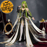 【Pre-Sale】Anime Code Geass Cosplay C.C. Queen Cosplay Costume Cosplay Costumes